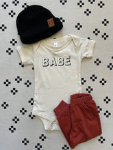 Load image into Gallery viewer, “BABE” Short Sleeve Onesie
